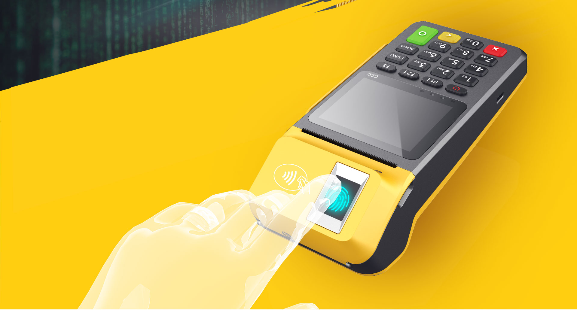 Classic Linux Handheld POS Terminal JTact C90
